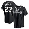C.Rockies #23 Kris Bryant Player Black Fashion Out Home Game Edoa Stitched Jerseys