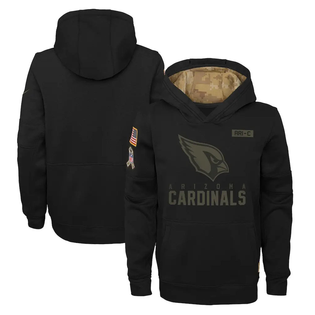 A.Cardinals ## Cardinals Blank Player Black Salute to Service Pullover Hoodies Edoa Stitched Jerseys