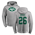 NY.Jets #26 Nahshon Wright Player Gray LOGO Pullover Hoodies Limited Game Edoa Stitched Jerseys