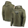 J.Jaguars ## Jaguars Blank Player Olive Salute to Service Pullover Hoodies Home Game Edoa Stitched Jerseys