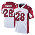 A.Cardinals #28 Andrew Wingard Player White Vapor Limited Home Game Edoa Stitched Jerseys