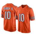 C.Bears #10 Luther Burden III Player Orange Home Game Edoa Stitched Jerseys