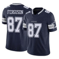 D.Cowboys #87 Jake Ferguson Player Navy Limited Vapor F.U.S.E. Home Game Edoa Stitched Jerseys