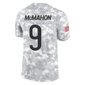 C.Bears #9 Jim McMahon Player Arctic Camo Salute to Service Limited Edoa Stitched Jerseys