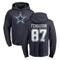 D.Cowboys #87 Jake Ferguson Player Navy Pullover Hoodies Limited Edoa Stitched Jerseys