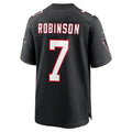 A.Falcons #7 Bijan Robinson Player Black Alternate Game Edoa Stitched Jerseys