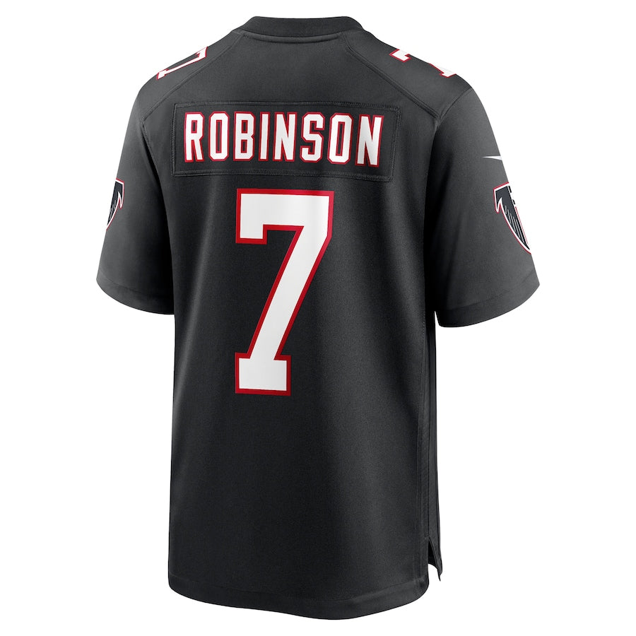 A.Falcons #7 Bijan Robinson Player Black Alternate Game Edoa Stitched Jerseys
