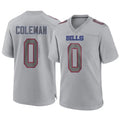 B.Bills #0 Keon Coleman Player Gray Home Game Edoa Stitched Jerseys