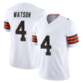 C.Browns #4 Deshaun Watson Player White Vapor F.U.S.E. Limited Home Game Edoa Stitched Jerseys