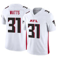 A.Falcons #31 Xavier Watts Player White Vapor F.U.S.E. Limited Edoa Stitched Jerseys