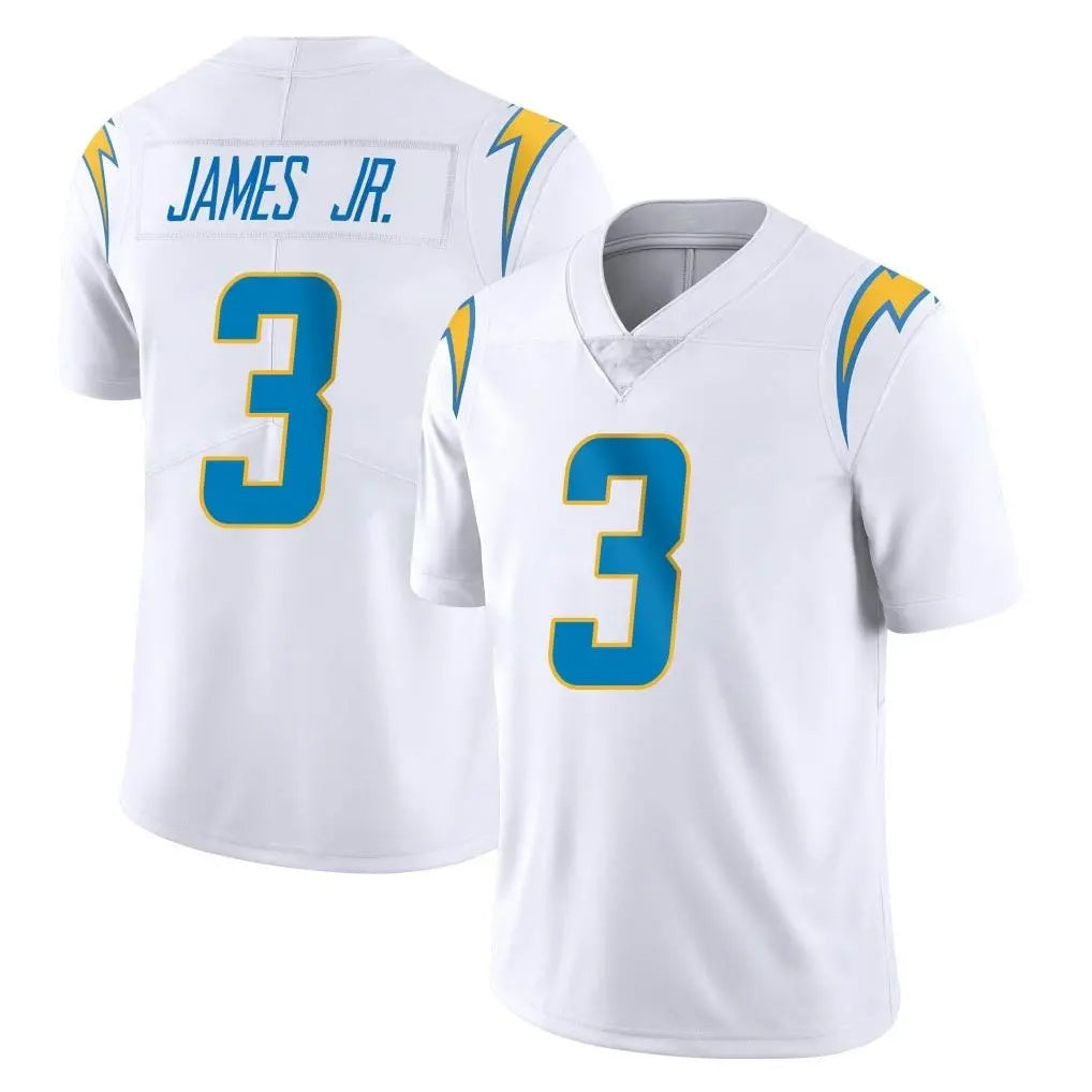 LA.Chargers #3 Derwin James Jr. Player White Limited Vapor Untouchable Home Game Edoa Stitched Jerseys
