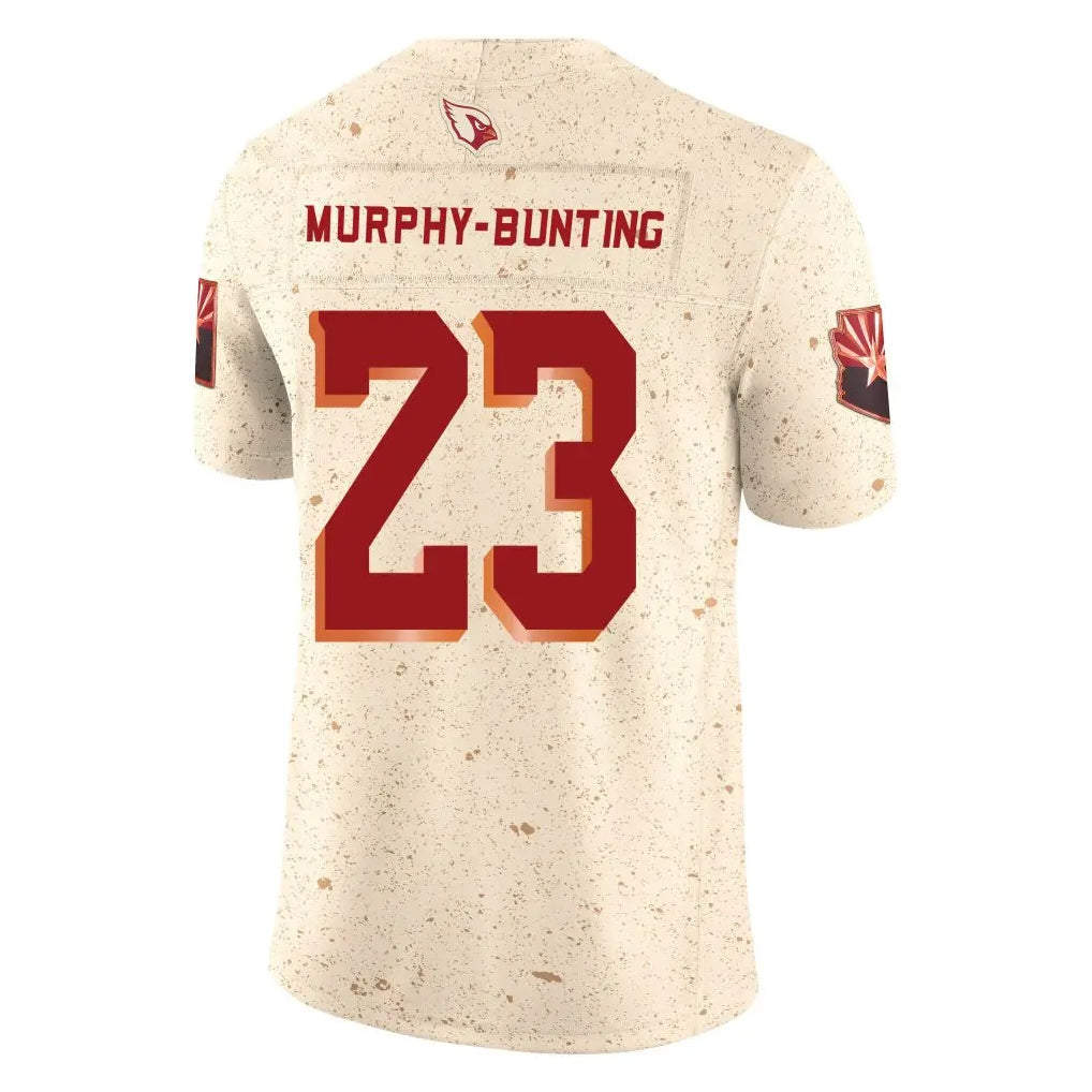 A.Cardinals #23 Sean Murphy-Bunting Player Cream Rivalries Collection Vapor Limited Home Game Edoa Stitched Jerseys
