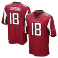 A.Falcons #18 Kirk Cousins Player Red Color Vapor Home Game Edoa Stitched Jerseys