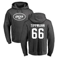 NY.Jets #66 Joe Tippmann Player Gray Pullover Hoodies Limited Game Edoa Stitched Jerseys