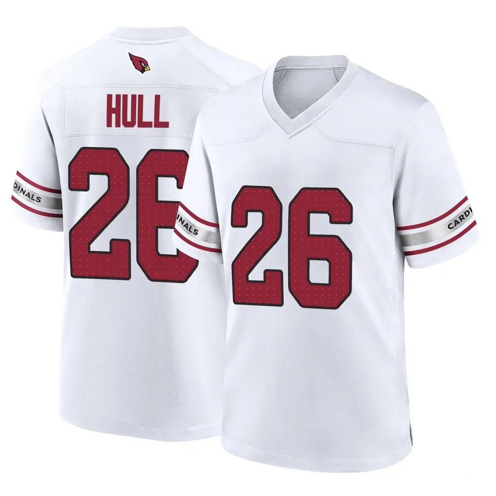 A.Cardinals #26 Evan Hull Player White Home Game Edoa Stitched Jerseys