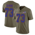 B.Bills #73 Dion Dawkins Player Olive Salute To Service Limited Edoa Stitched Jerseys