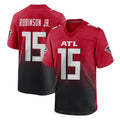 A.Falcons #15 Brian Robinson Player Red Home Game Edoa Stitched Jerseys