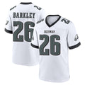 P.Eagles #26 Saquon Barkley Player White Game Home Edoa Stitched Jerseys