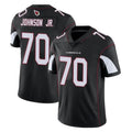 A.Cardinals #70 Paris Johnson Jr. Player Black Vapor Limited Home Game Edoa Stitched Jerseys