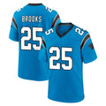 C.Panthers #25 Jonathon Brooks Player Blue Home Game Edoa Stitched Jerseys