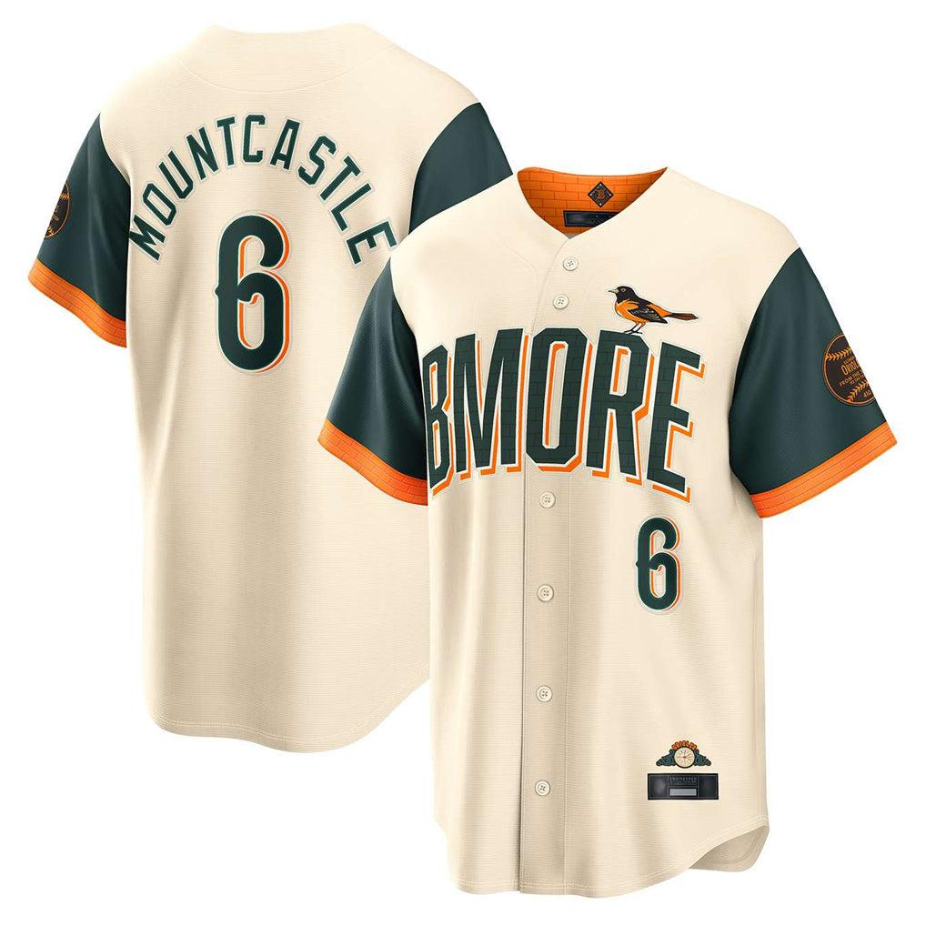 B.Orioles #6 Ryan Mountcastle Player Cream 2026 City Connect Home Game Edoa Stitched Jerseys