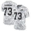 B.Bills #73 Dion Dawkins Player Arctic Camo Salute to Service Limited Edoa Stitched Jerseys