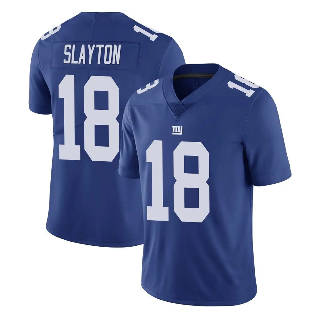 NY.Giants #18 Darius Slayton Player Royal Limited Vapor Untouchable Home Game Edoa Stitched Jerseys