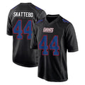 NY.Giants #44 Cam Skattebo Player Carbon Fashion Limited Home Game Edoa Stitched Jerseys