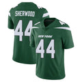 NY.Jets #44 Jamien Sherwood Player Green Limited Vapor Home Game Edoa Stitched Jerseys