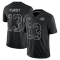 SF.49ers #13 Brock Purdy Player Black Limited 2026 Salute to Service Home Game Edoa Stitched Jerseys