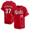C.Reds #37 Tyler Stephenson Player Red Home Limited Edoa Stitched Jerseys