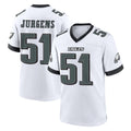 P.Eagles #51 Cam Jurgens Player White Game Home Edoa Stitched Jerseys