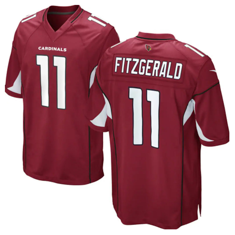 A.Cardinals #11 Larry Fitzgerald Player Cardinal Game Edoa Stitched Jerseys