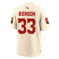 A.Cardinals #33 Trey Benson Player Cream Rivalries Collection Game Edoa Stitched Jerseys