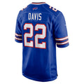 B.Bills #22 Ray Davis Player Royal Home Game Edoa Stitched Jerseys