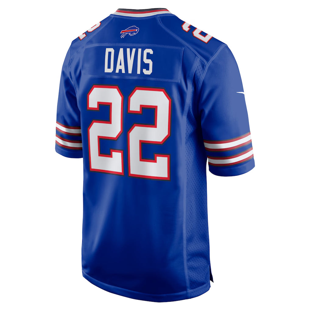 B.Bills #22 Ray Davis Player Royal Home Game Edoa Stitched Jerseys