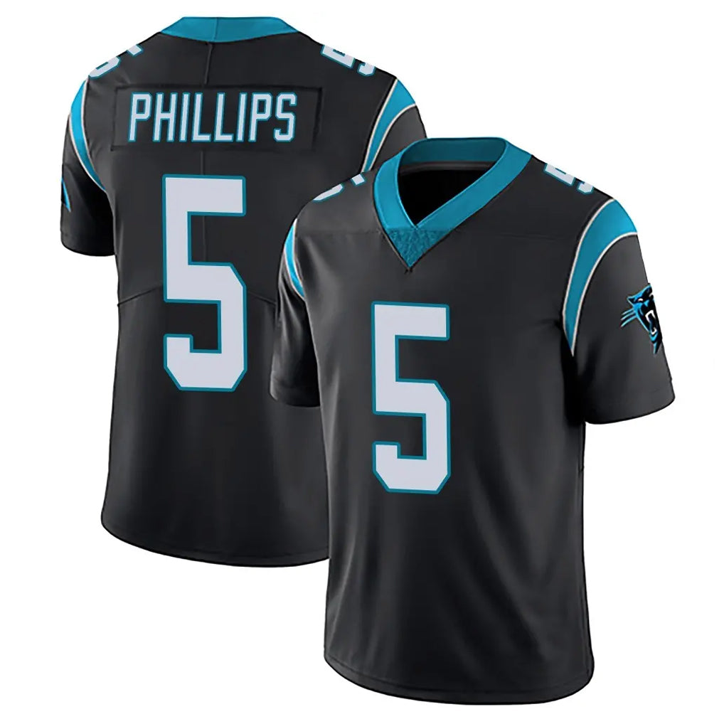 C.Panthers #5 Jaelan Phillips Player Black Vapor Untouchable Limited Game Edoa Stitched Jerseys