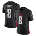 A.Falcons #8 Kyle Pitts Sr. Player Black Vapor Untouchable Limited Home Game Edoa Stitched Jerseys