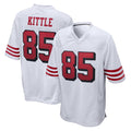 SF.49ers #85 George Kittle Player White Limited Home Game Edoa Stitched Jerseys