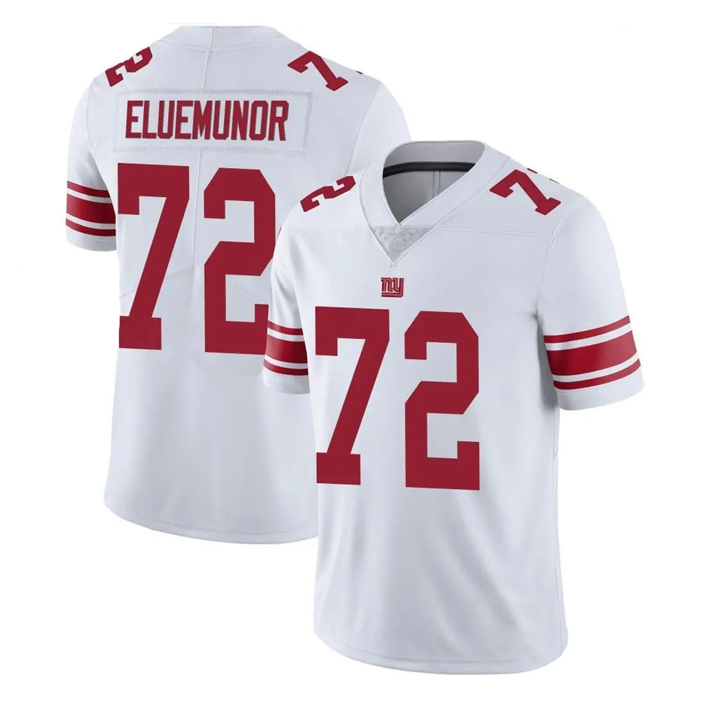 NY.Giants #72 Jermaine Eluemunor Player White Limited Vapor Untouchable Home Game Edoa Stitched Jerseys