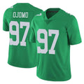 P.Eagles #97 Moro Ojomo Player Green Limited Vapor Untouchable Home Game Edoa Stitched Jerseys