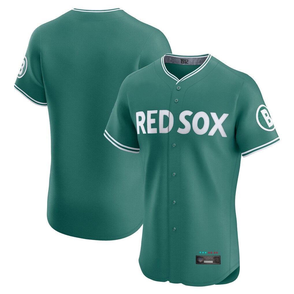 B.Red Sox ## Red Sox Blank Player Green City Connect Limited Elite Home Game Edoa Stitched Jerseys