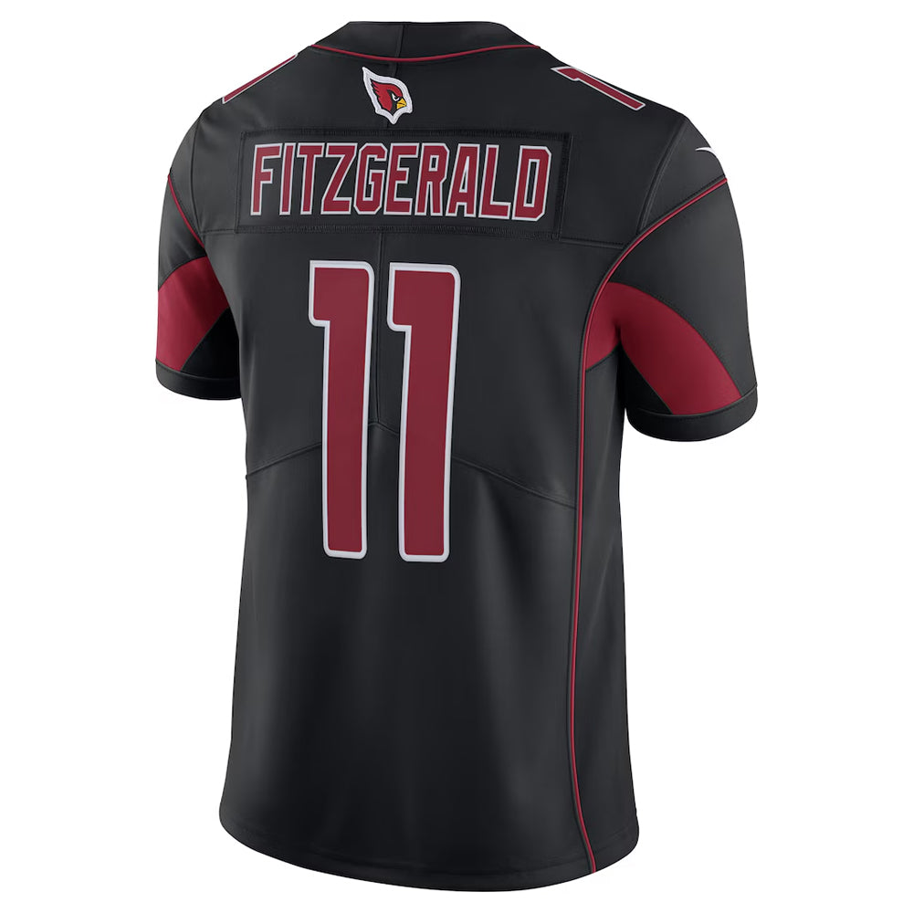 A.Cardinals #11 Larry Fitzgerald Player Black Vapor Untouchable Color Rush Limited Edoa Stitched Jerseys