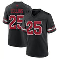 A.Cardinals #25 Zaven Collins Player Black Game Home Edoa Stitched Jerseys