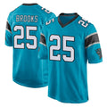 C.Panthers #25 Jonathon Brooks Player Blue Game Edoa Stitched Jerseys
