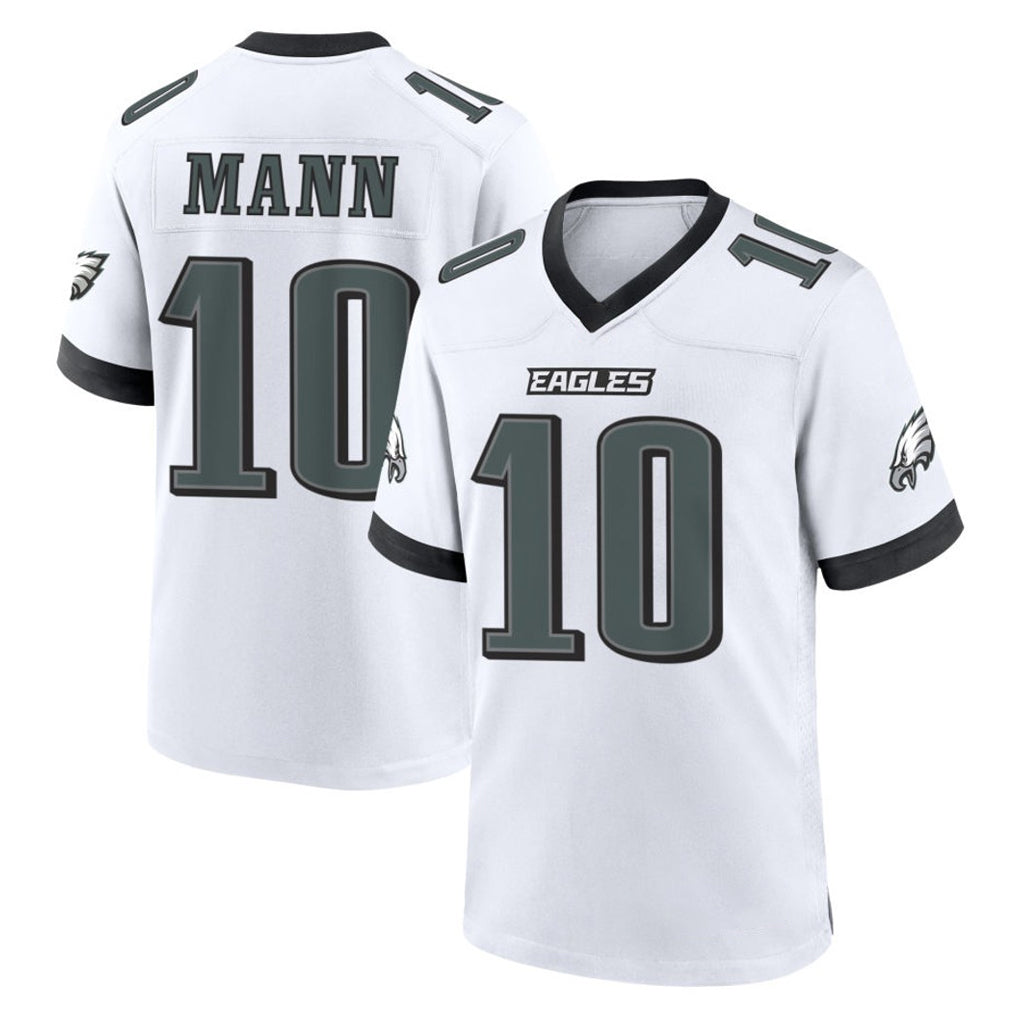 P.Eagles #10 Braden Mann Player White Game Home Edoa Stitched Jerseys