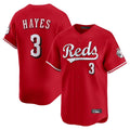 C.Reds #3 Ke'Bryan Hayes Player Red Home Limited Edoa Stitched Jerseys