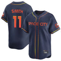 H.Astros #11 Cam Smith Player Navy City Connect Home Limited Edoa Stitched Jerseys