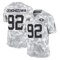 SF.49ers #92 Osa Odighizuwa Player Arctic Camo Limited Salute To Service Home Game Edoa Stitched Jerseys
