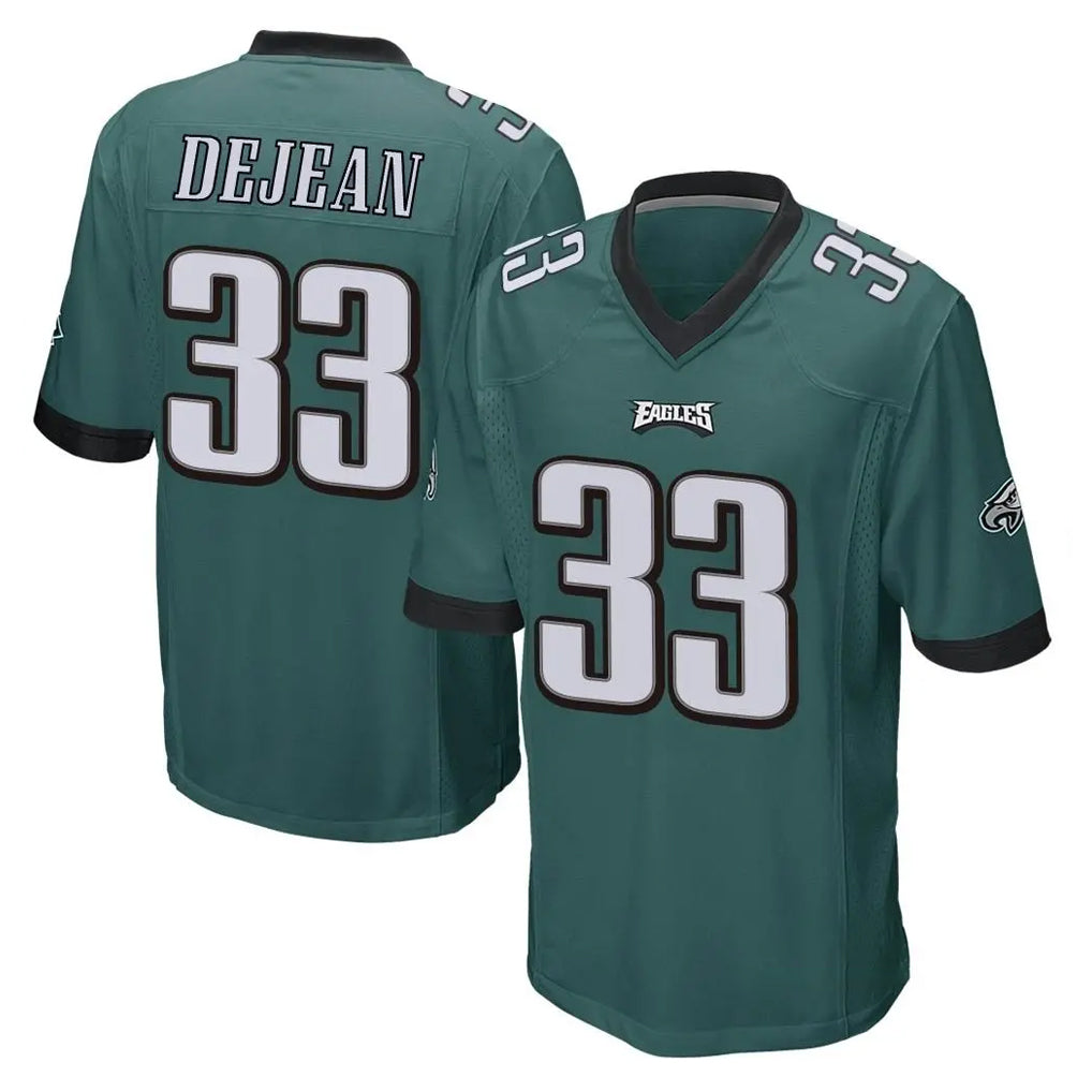 P.Eagles #33 Cooper DeJean Player Team Color Green Home Game Edoa Stitched Jerseys